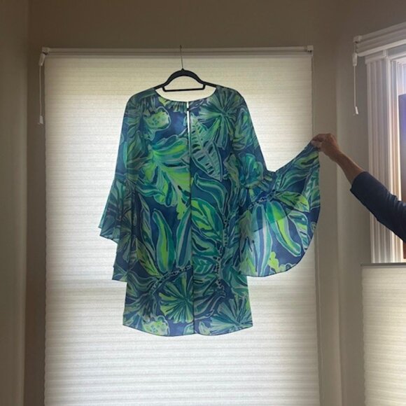 Lily Pulitzer Dress Aqua  Size 8 - Picture 2 of 4